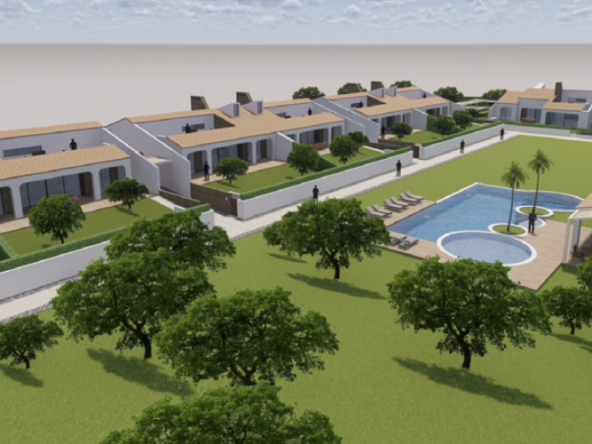 Plot With Approved Project of 9 Apartments For Sale in Portimao, Algarve, Portugal!