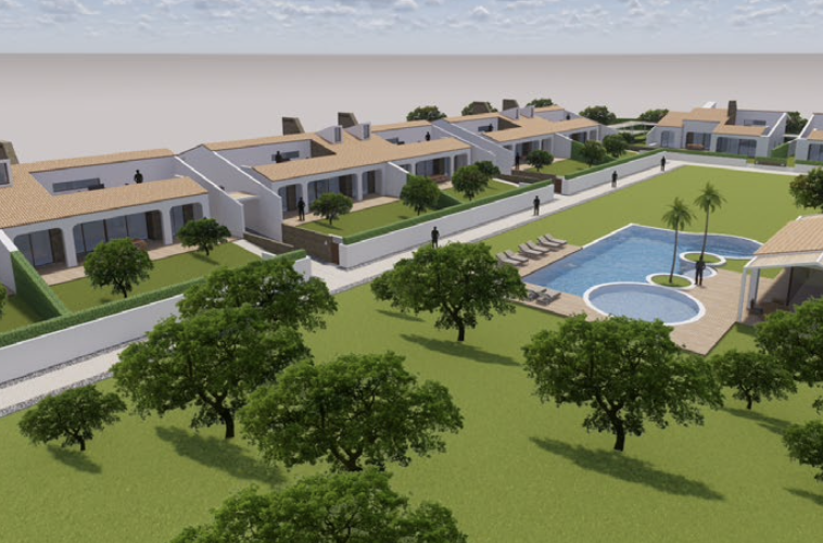 Plot With Approved Project of 9 Apartments For Sale in Portimao, Algarve, Portugal!